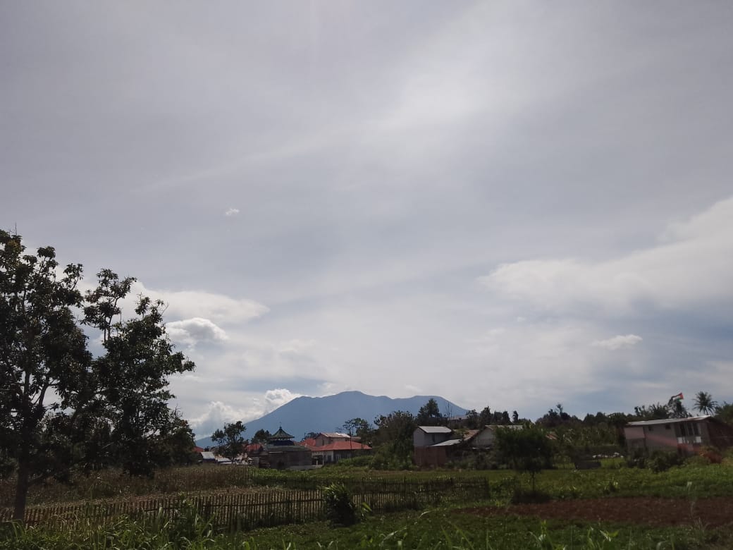 Kondisi terkini Gunung Marapi.