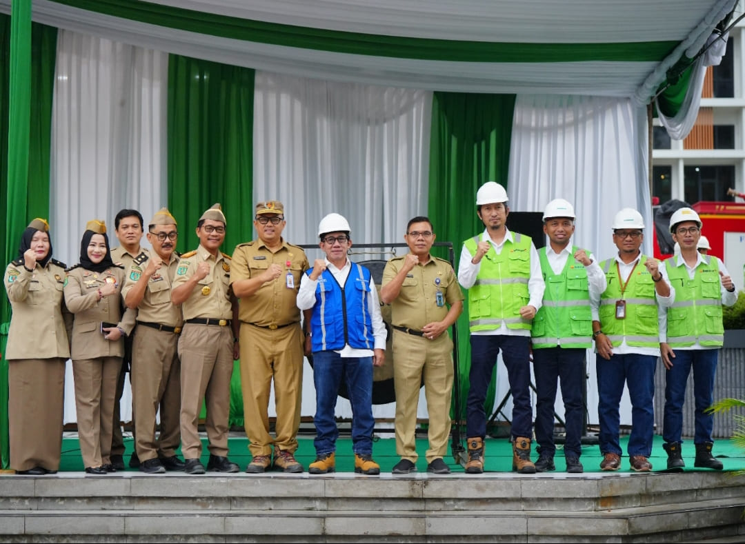 PTBA dipimpin Direktur Utama Arsal Ismail memperingati Bulan K3 Nasional 2026 dengan menegaskan budaya kerja aman dan sehat, bukan sekadar seremonial.(Foto: Corcom)