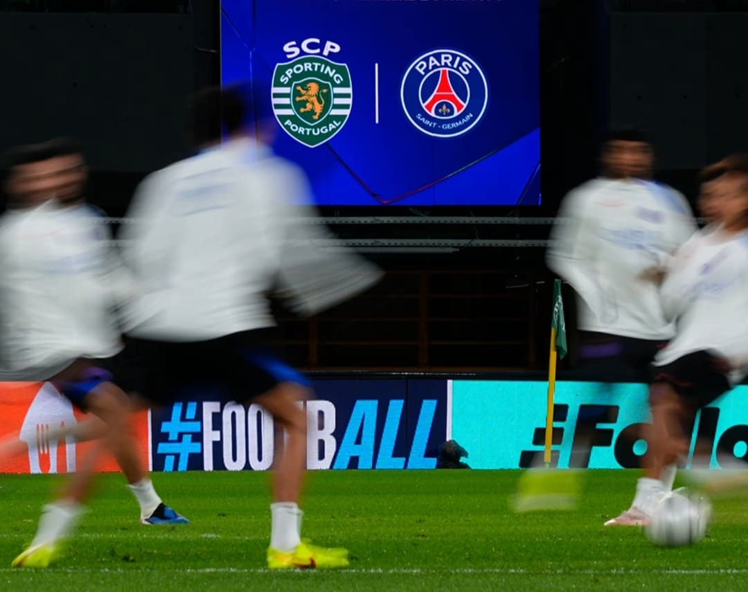 Para pemain PSG menjalani latihan intensif menjelang laga Liga Champions melawan Sporting CP di Lisbon.(Foto:  PSG)