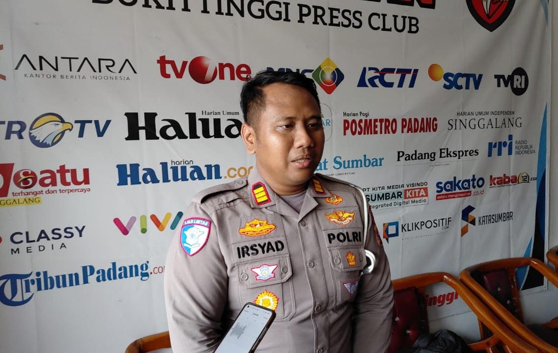 Kasat Lantas Polresta Bukittinggi, AKP Irsyad Fathur.