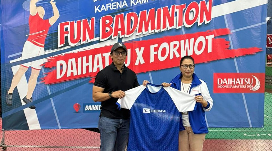 Astra Daihatsu Motor dan FORWOT menggelar Fun Badminton Competition di Jakarta, meramaikan Daihatsu Indonesia Masters 2026 dan memperkuat sinergi bersama jurnalis otomotif.
