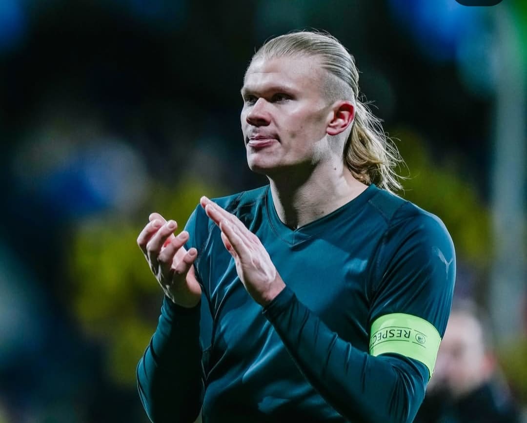 Upaya Erling Haaland memburu gol tak membuahkan hasil saat Manchester City tumbang di markas Bodo/Glimt (Foto: IG @mancity)