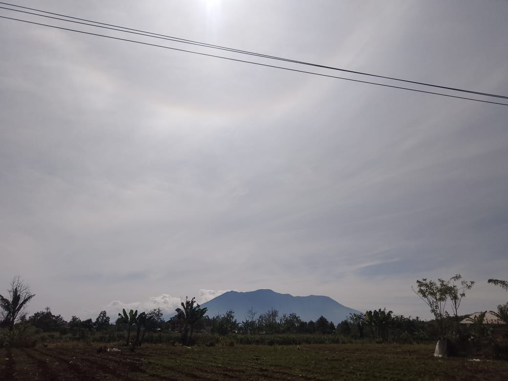 Kondisi terkini Gunung Marapi, Rabu (21/1/2026).