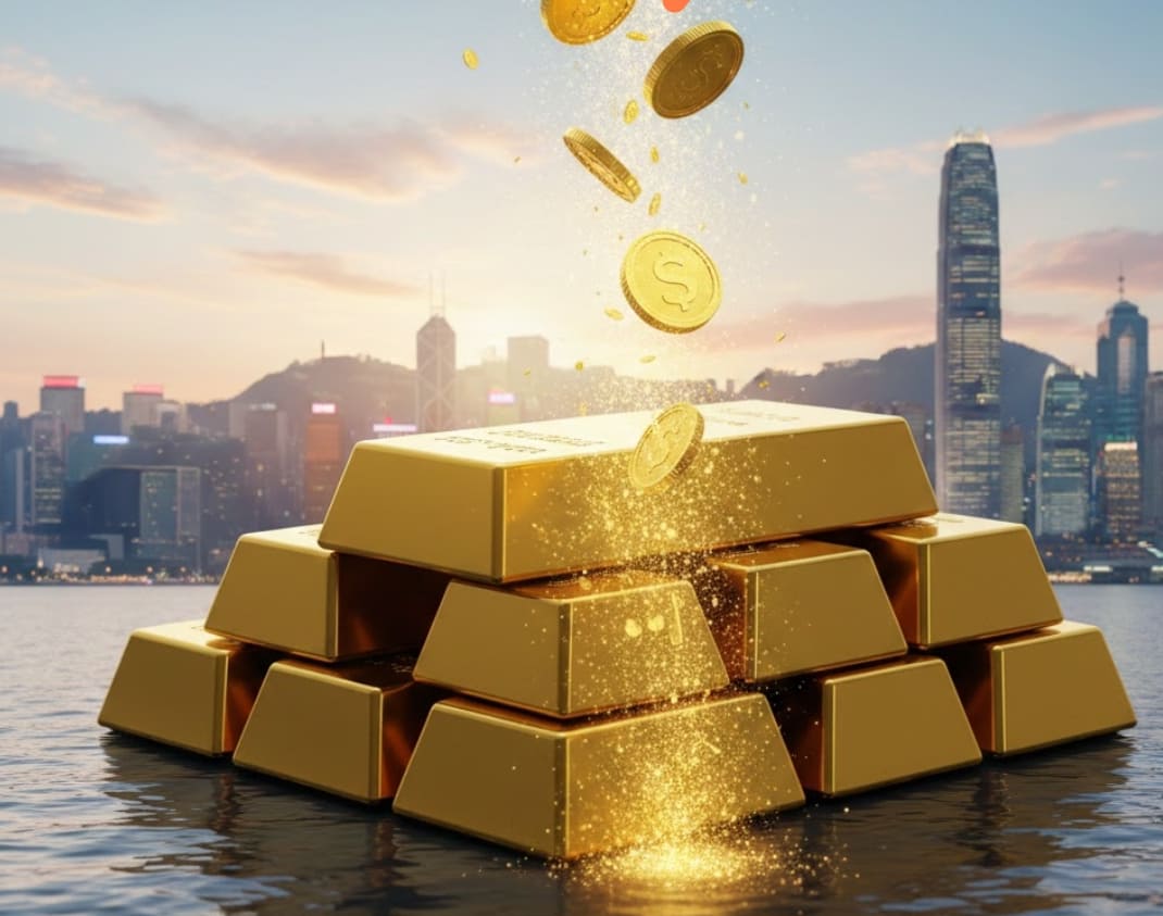 Harga emas Asia turun setelah sentuh rekor tertinggi US$4.888 per ons imbas meredanya ancaman tarif Presiden AS Donald Trump.(Foto ilustrasi: Gemini AI)