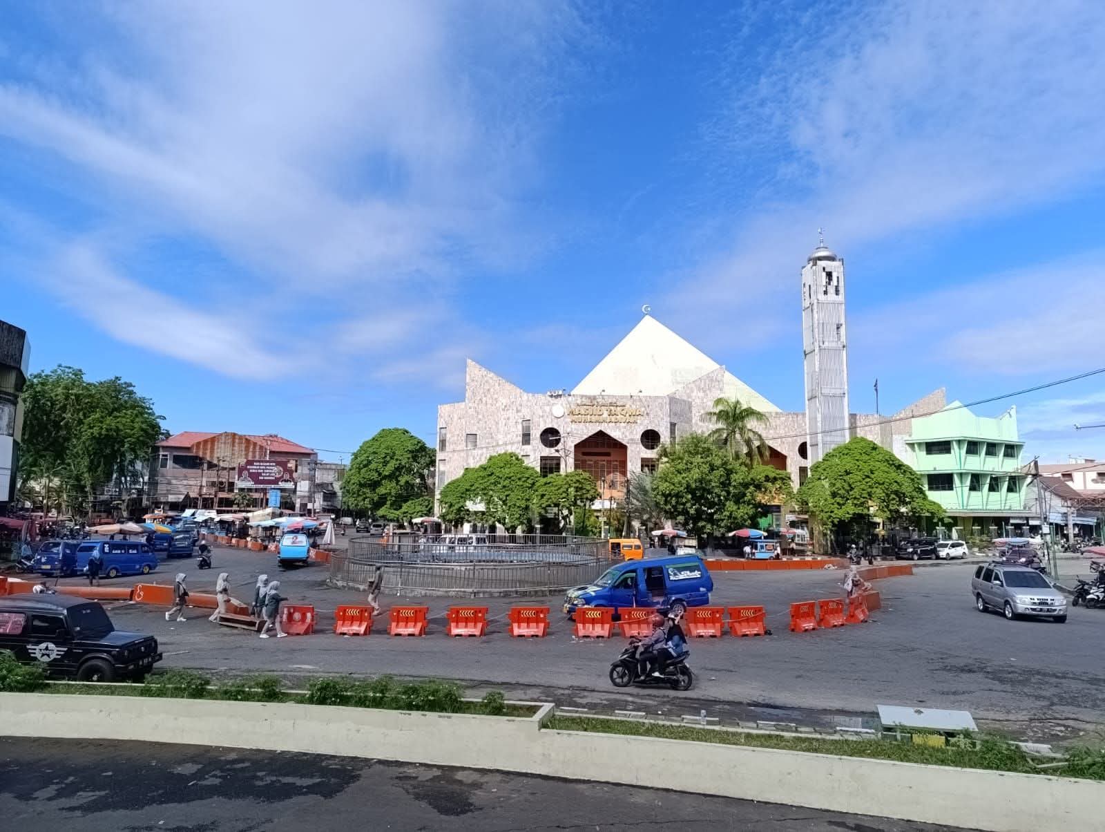 Kawasan air mancur Pasar Raya Padang akan disulap menjadi &ldquo;Time Square&rdquo;.