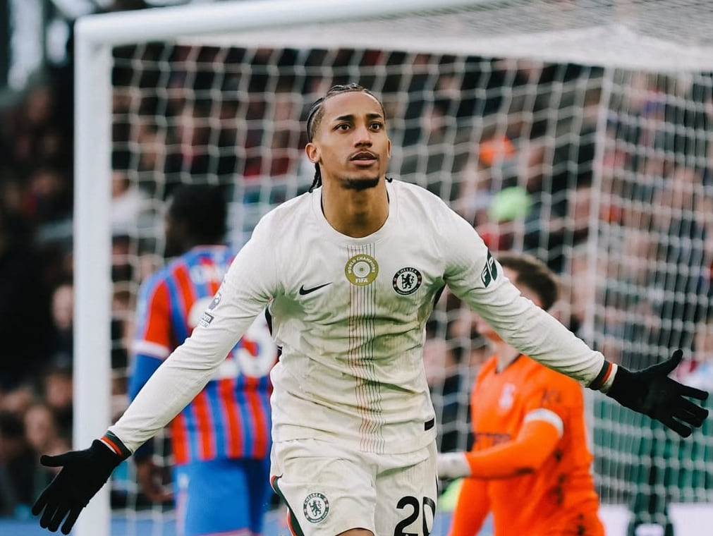 Momen Joao Pedro mengubah assist Estevao jadi gol Chelsea di Premier League.(Foto: Instagram @chelseafc)
