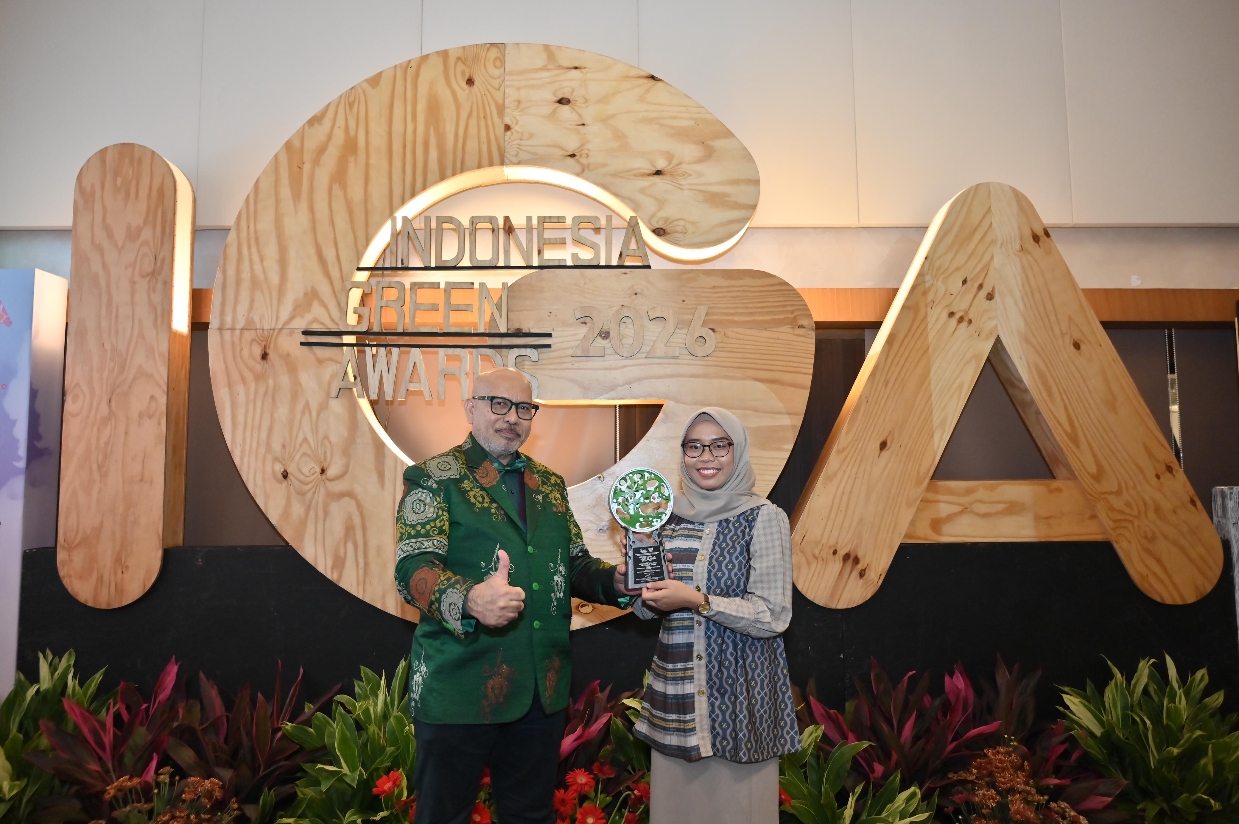 Pertamina Patra Niaga Sumbagut meraih tiga Indonesia Green Awards 2026 berpredikat Platinum atas layanan korban bencana ekologis di Sumatera.