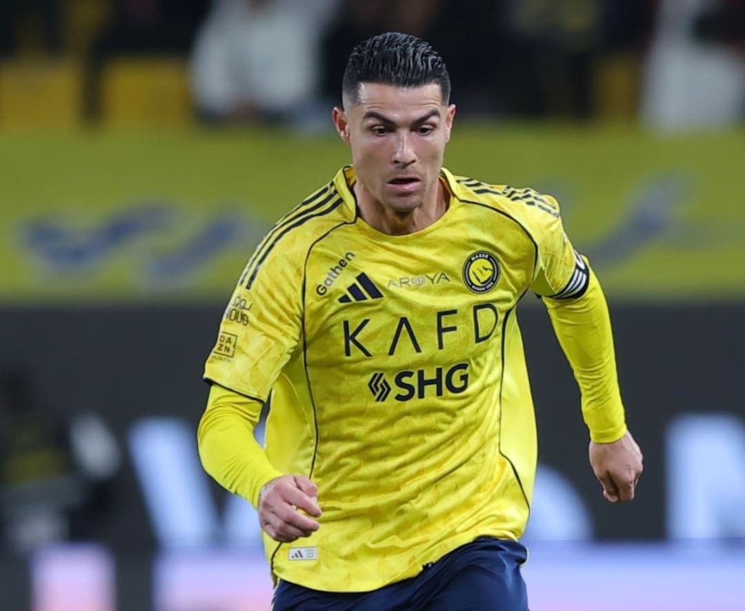 Aksi Cristiano Ronaldo memimpin serangan Al Nassr pada laga kontra Al Taawoun yang berakhir dengan kemenangan 1-0.(Foto: IG @alnassr)