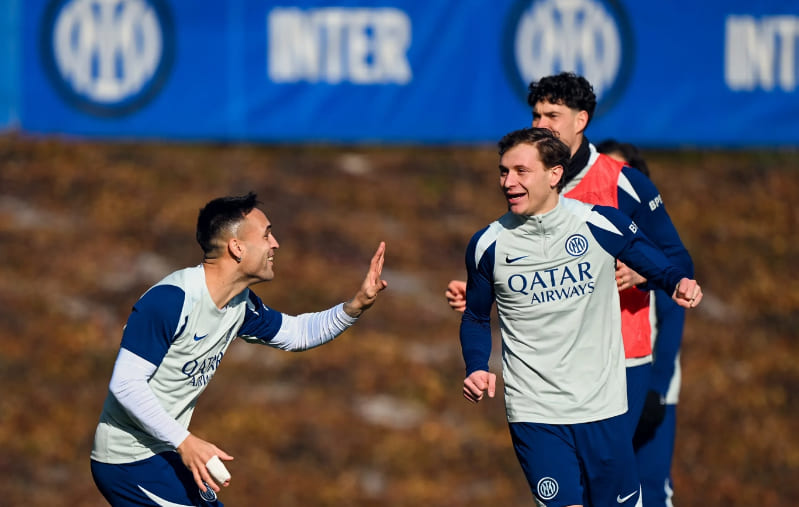 Pemain Inter Milan melakukan sesi latihan menjelang matchday 8 Champions League 2026 di Dortmund.(FOTO: Inter.it)