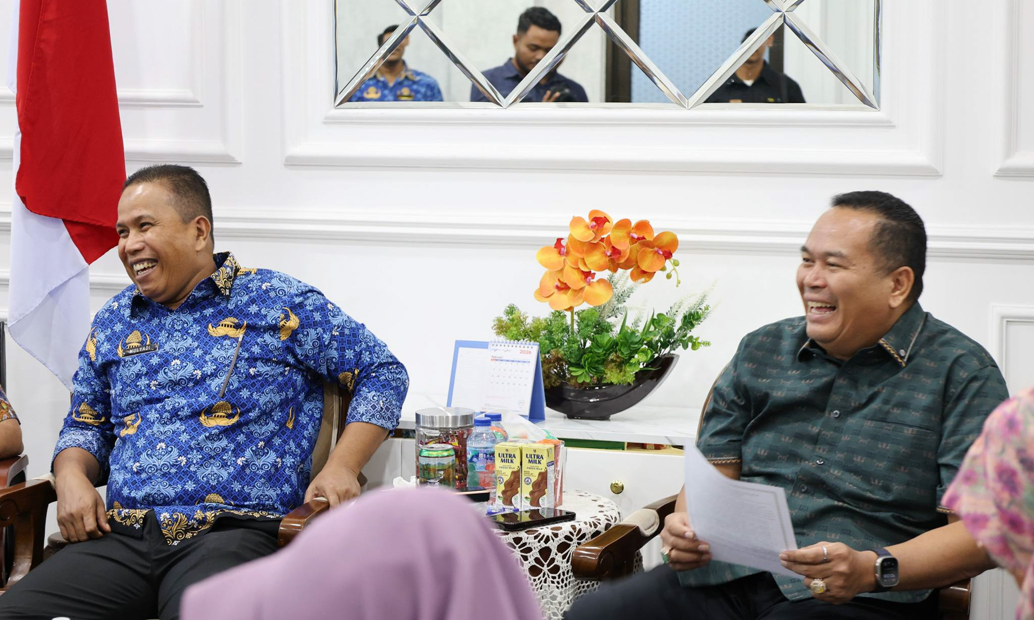 Wali Kota Pariaman Yota Balad menyatakan kesediaan mengikuti Porprov 2026 pada jumpa pers yang digelar di Ruang Kerja Wali Kota Pariaman bersama media massa, Kamis (29/1/2026).