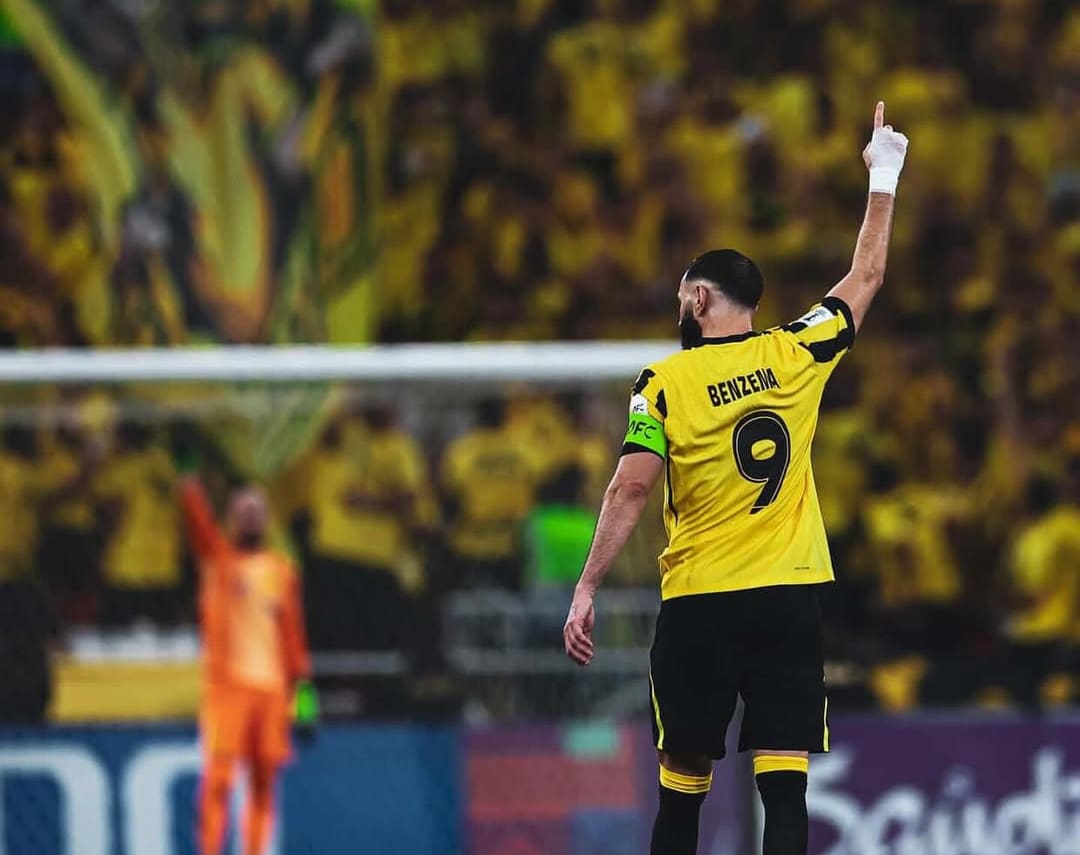 Karim Benzema saat menjalani laga bersama Al Ittihad.(Foto: Dok. IG @karimbenzema)