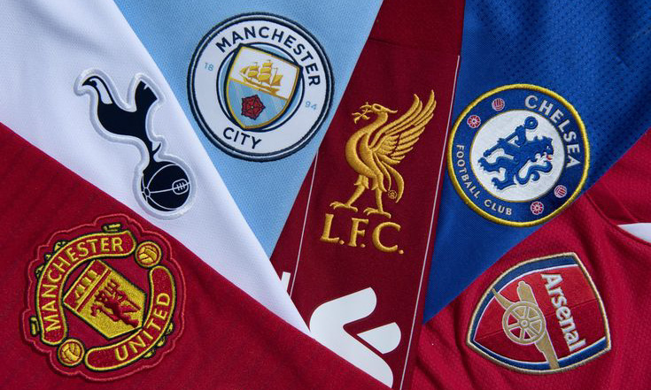 Logo sejumlah klub yang berlaga di Premier League. (Pinterest)