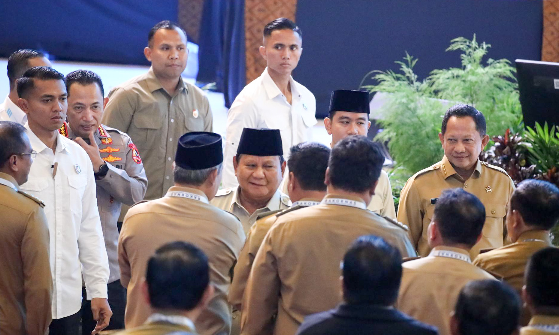 Rakornas Pemerintah Pusat dan Daerah 2026 dibuka Presiden Prabowo Subianto dan diikuti 4.011 peserta dari unsur pemerintah pusat dan daerah.