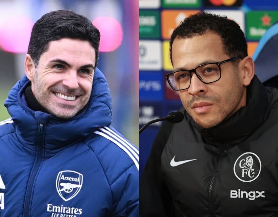 Mikel Arteta dan Liam Rosenior bakal duel taktik pada laga Arsenal vs Chelsea di semifinal kedua Carabao Cup di Emirates Stadium.(Foto: Arsenal & Chelsea FC)