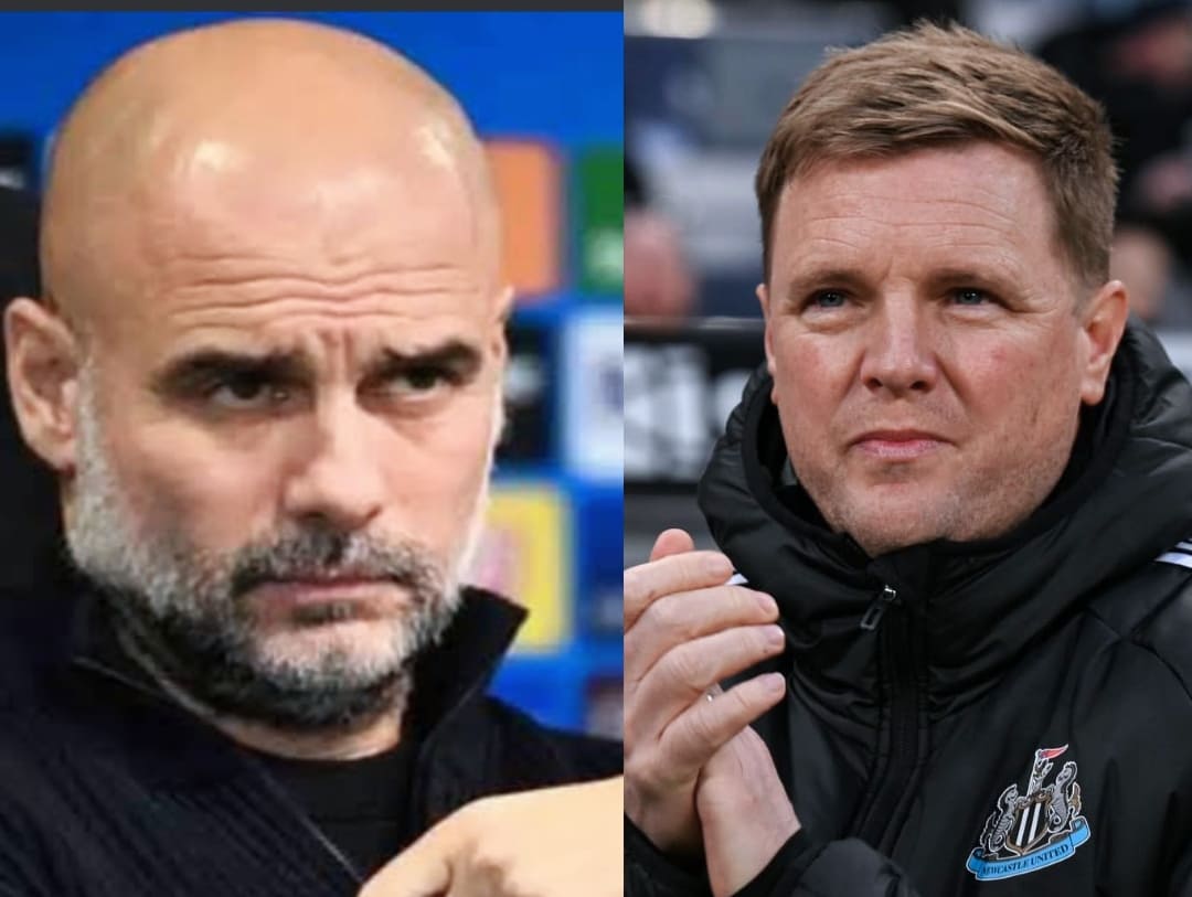 Pep Guardiola dan Eddie Howe bakal adu taktik jelang laga Man City vs Newcastle pada semifinal Carabao Cup 2026 di Etihad Stadium.(Foto: Dok. Tribuna & NUFC)