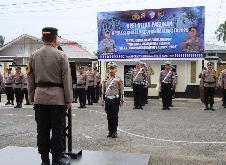 Polres Solok Kota resmi memulai Operasi Keselamatan Singgalang 2026 yang digelar selama 14 hari, terhitung sejak 2 hingga 15 Februari 2026.