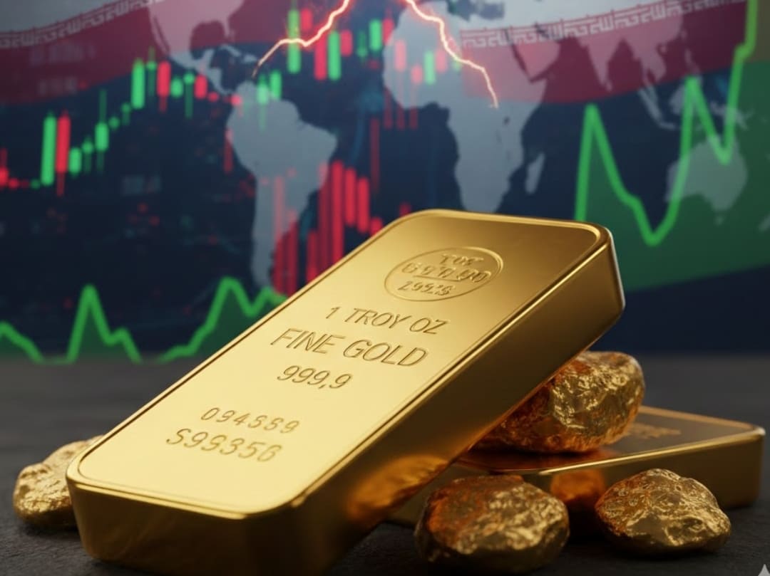 Pergerakan harga emas dunia kembali menguat di tengah meningkatnya ketegangan AS&ndash;Iran, dengan spot gold menembus level US$5.060 per ons.(Foto ilustrasi: Gemini AI)