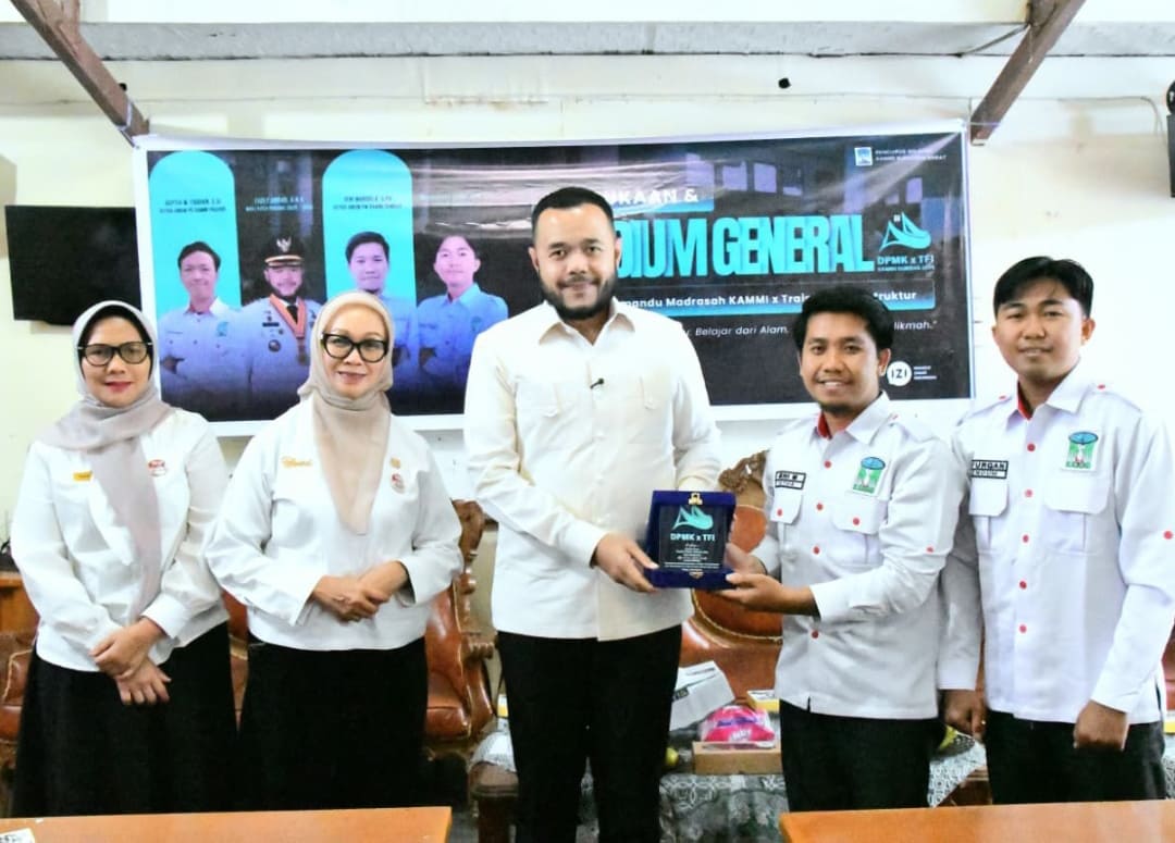 Fadly Amran usai jadi narasumber dalam Stadium General DPMK-TFI 2026 yang digelar KAMMI Sumbar di Aula Tahura Bung Hatta.(Foto: Prokopim)