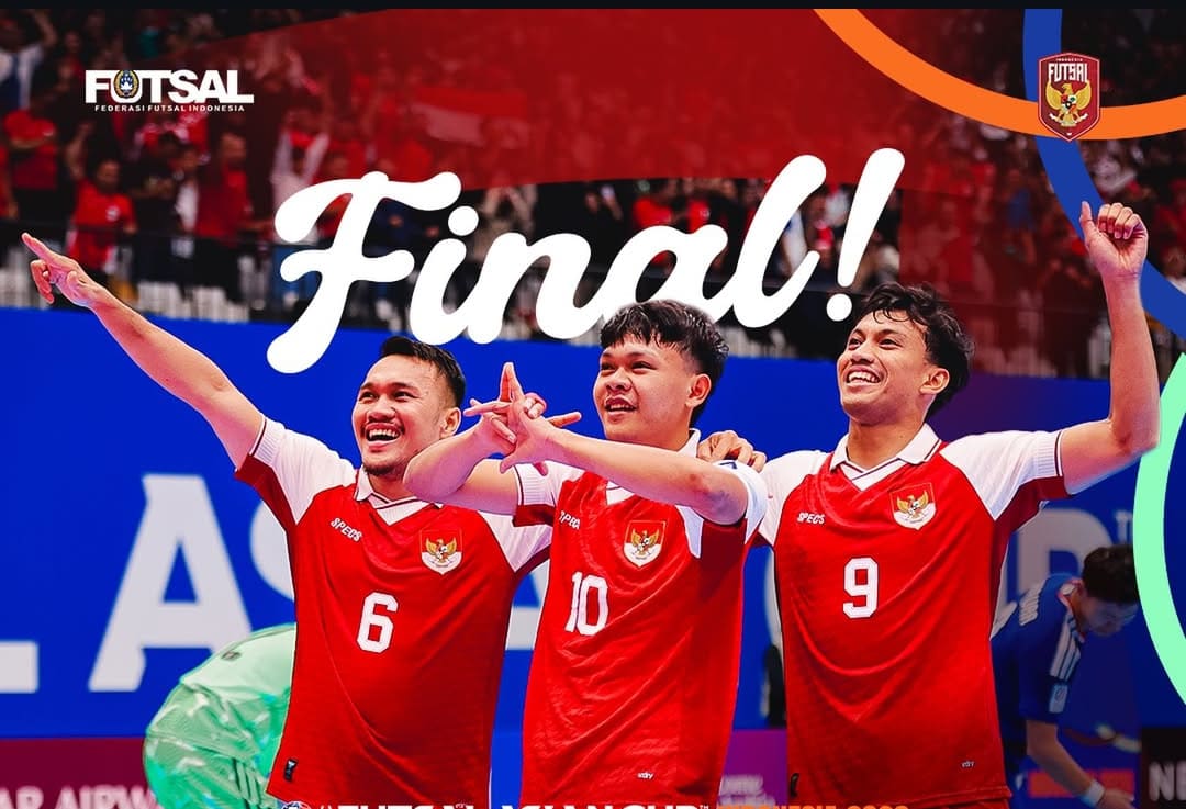 Indonesia bersiap menghadapi Iran di final AFC Futsal Asian Cup 2026 setelah menyingkirkan Jepang di semifinal.(Foto: Instagram @timnasfutsal)