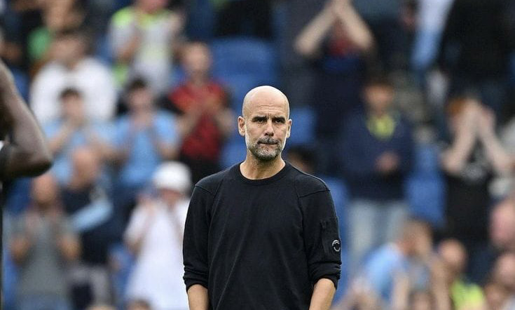 Pep Guardiola Kritik Keras Diamnya Dunia Terhadap Krisis Kemanusiaan di Palestina. (Foto: Pinterest)