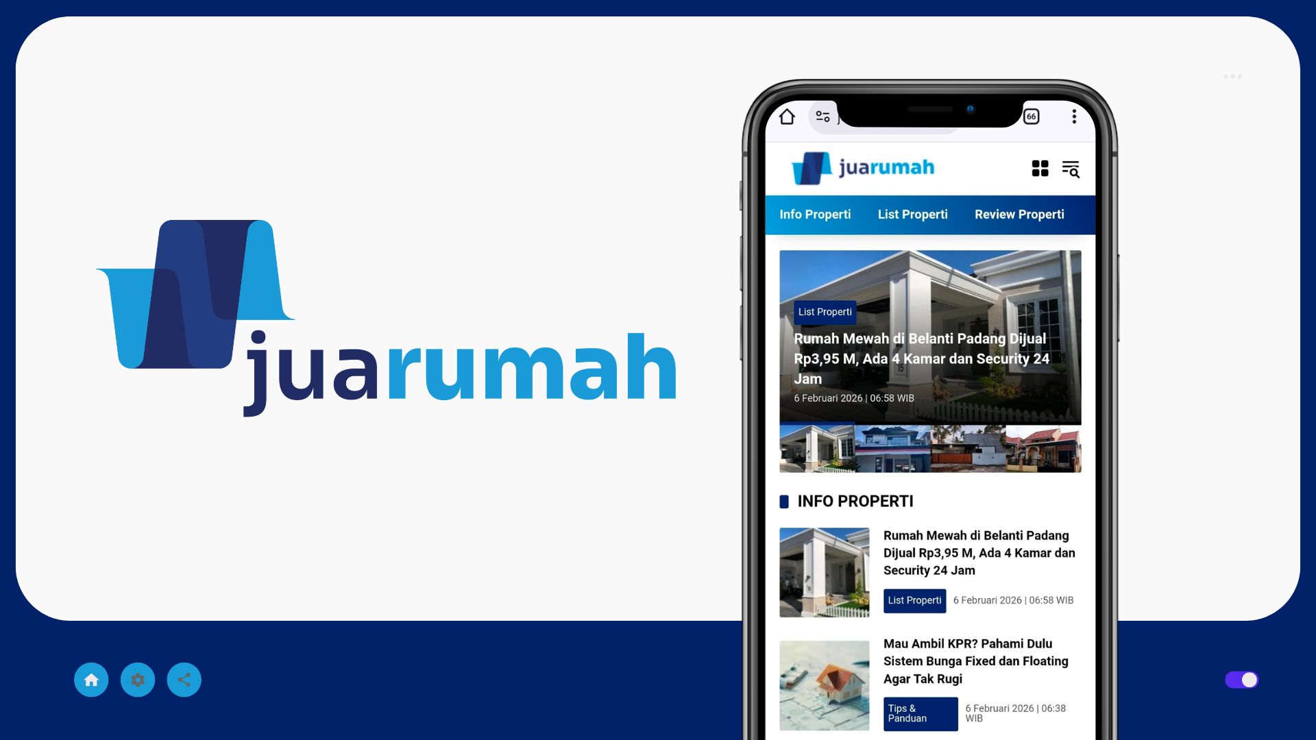 Platform Jua Rumah hadir di Sumbar sebagai solusi digital praktis, mempercepat akses informasi dan mempermudah masyarakat menjual serta mencari properti secara online.