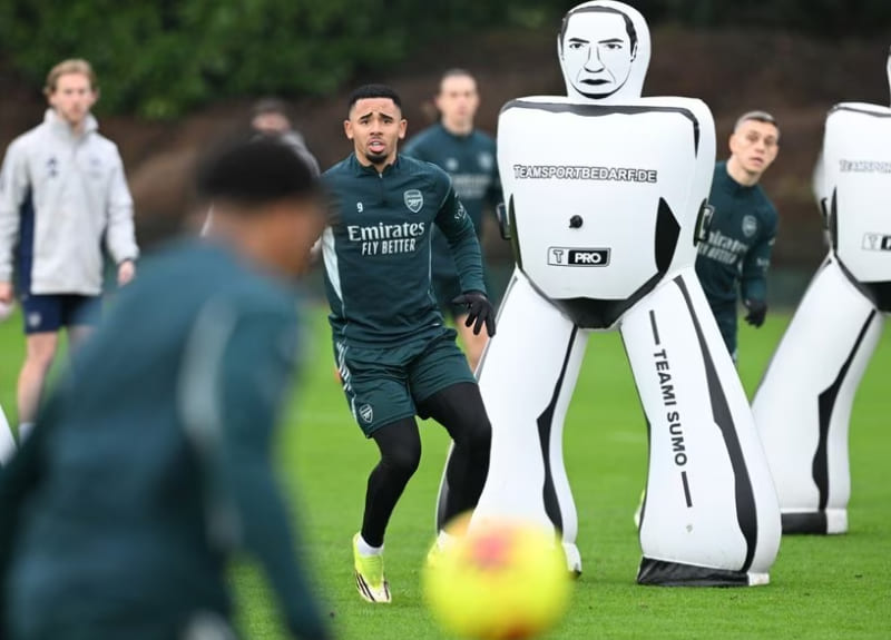 Pemain Arsenal menjalani sesi latihan di Emirates Training Centre jelang pertandingan melawan Sunderland di Premier League 2026. (Foto: arsenal.com)