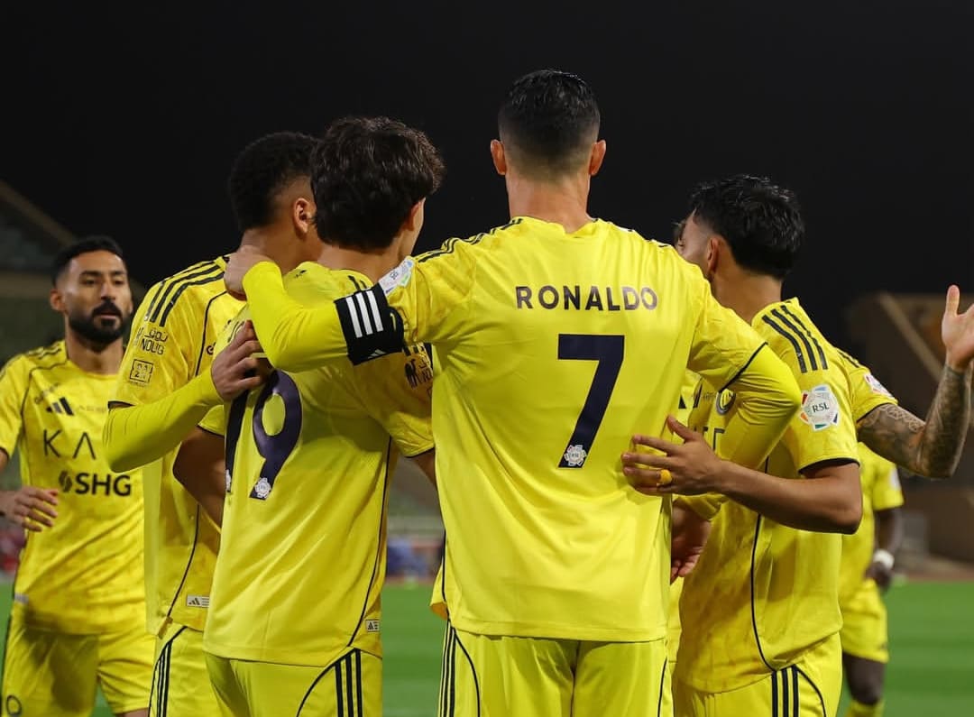 Cristiano Ronaldo cetak gol saat Al Nassr raih kemenangan penting atas Al Kholood 31 Januari 2026.(Foto: Dok. IG @cristiano)