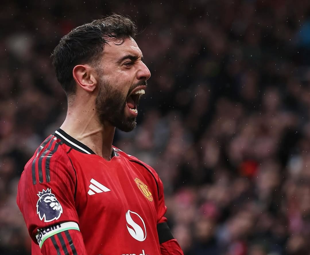 Bruno Fernandes memastikan kemenangan Manchester United 2-0 atas Tottenham lewat umpan Diogo Dalot.(Foto: Instagram/ @manutd)