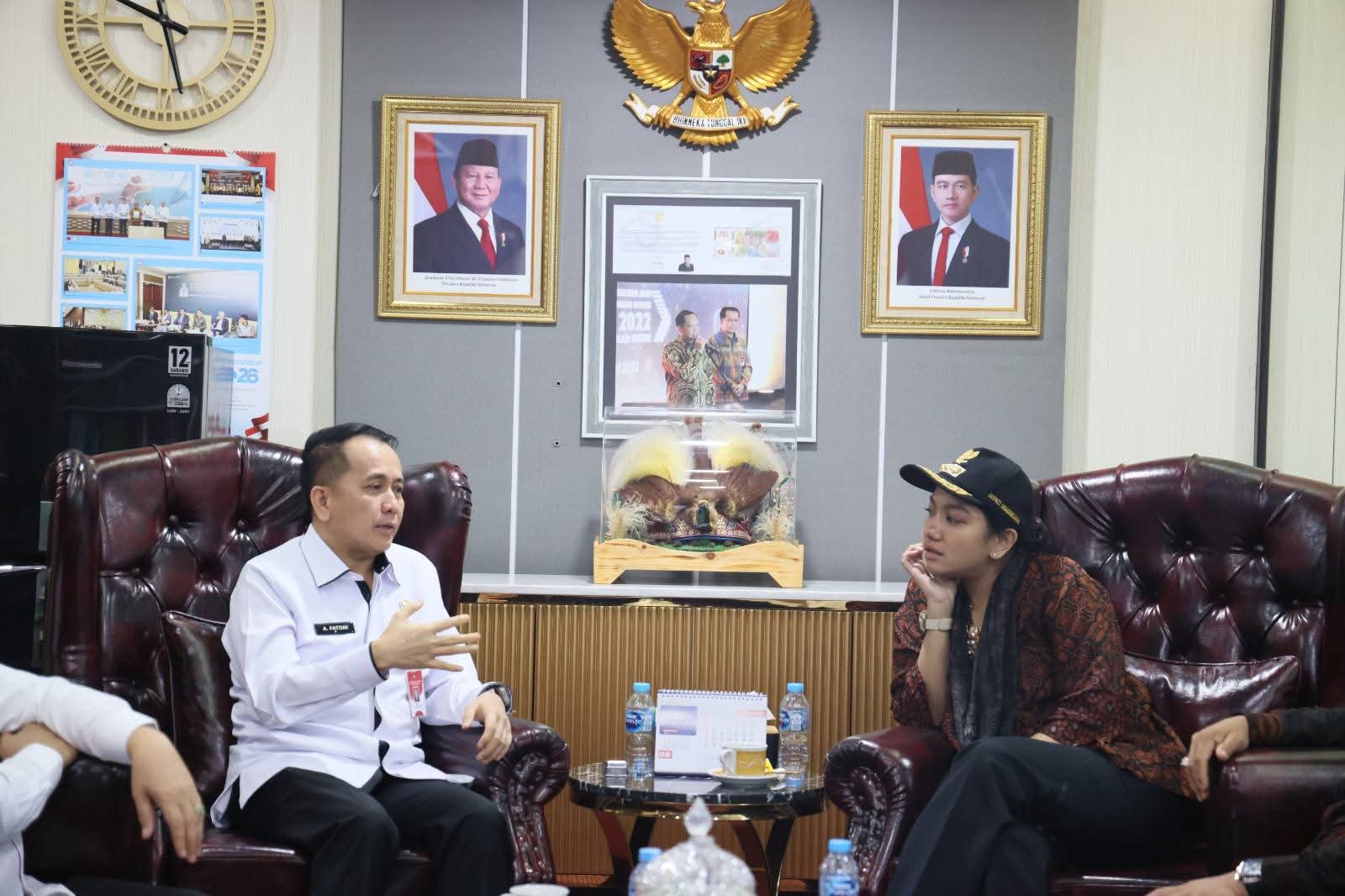 Bupati Dharmasraya Annisa Suci Ramadhani melakukan audiensi dengan Direktorat BUMD, BLUD, dan BMD Direktorat Jenderal Bina Keuangan Daerah Kementerian Dalam Negeri (Kemendagri).