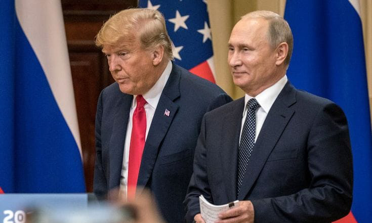Presiden AS Donald Trump dan Presiden Rusia Vladimir Putin. (pinterest)