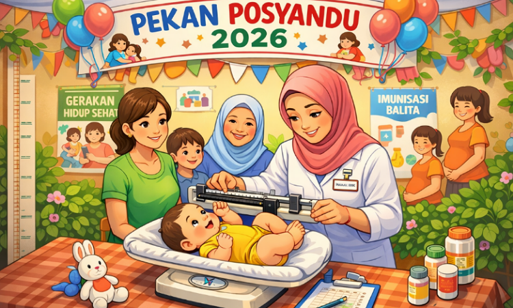 Pekan Posyandu 2026. (Ilustrasi AI)