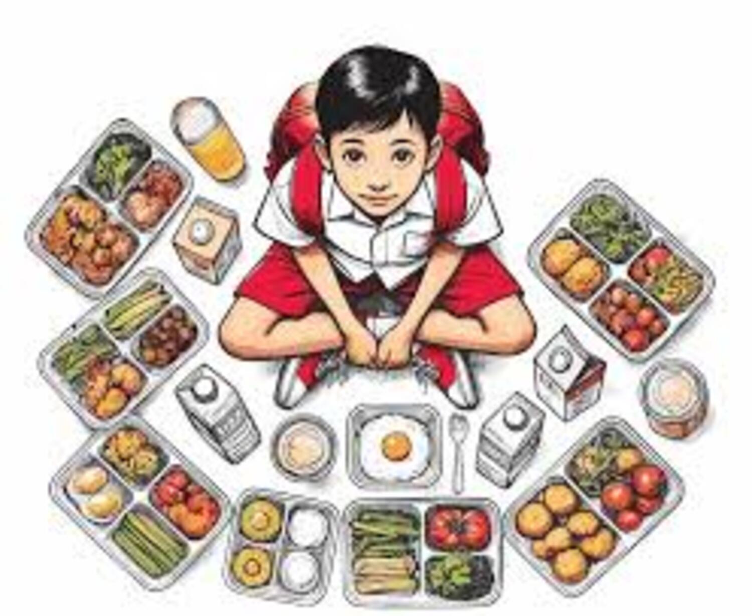 Ilustrasi program MBG.