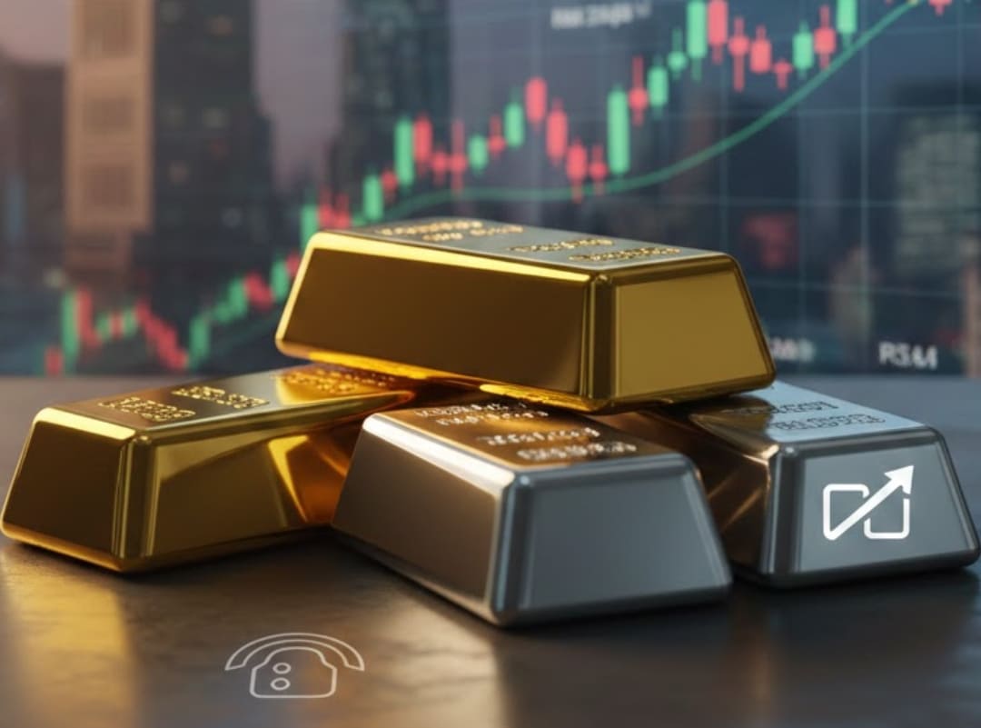 Harga emas dan perak naik di Asia menjelang rilis data Nonfarm Payroll dan CPI Amerika Serikat.(Foto ilustrasi AI)