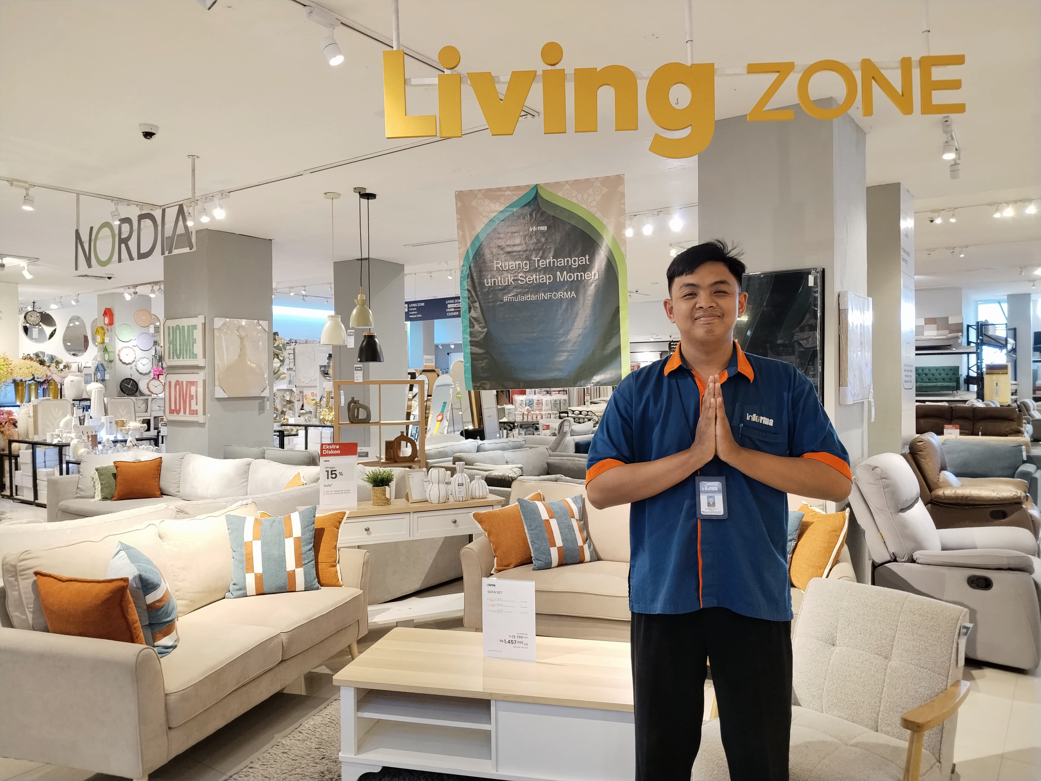 INFORMA gelar program Ramadan hingga 16 April 2026 dengan promo poin, gratis kirim-pasang, dan cicilan 0% untuk perlengkapan rumah keluarga hemat aman.