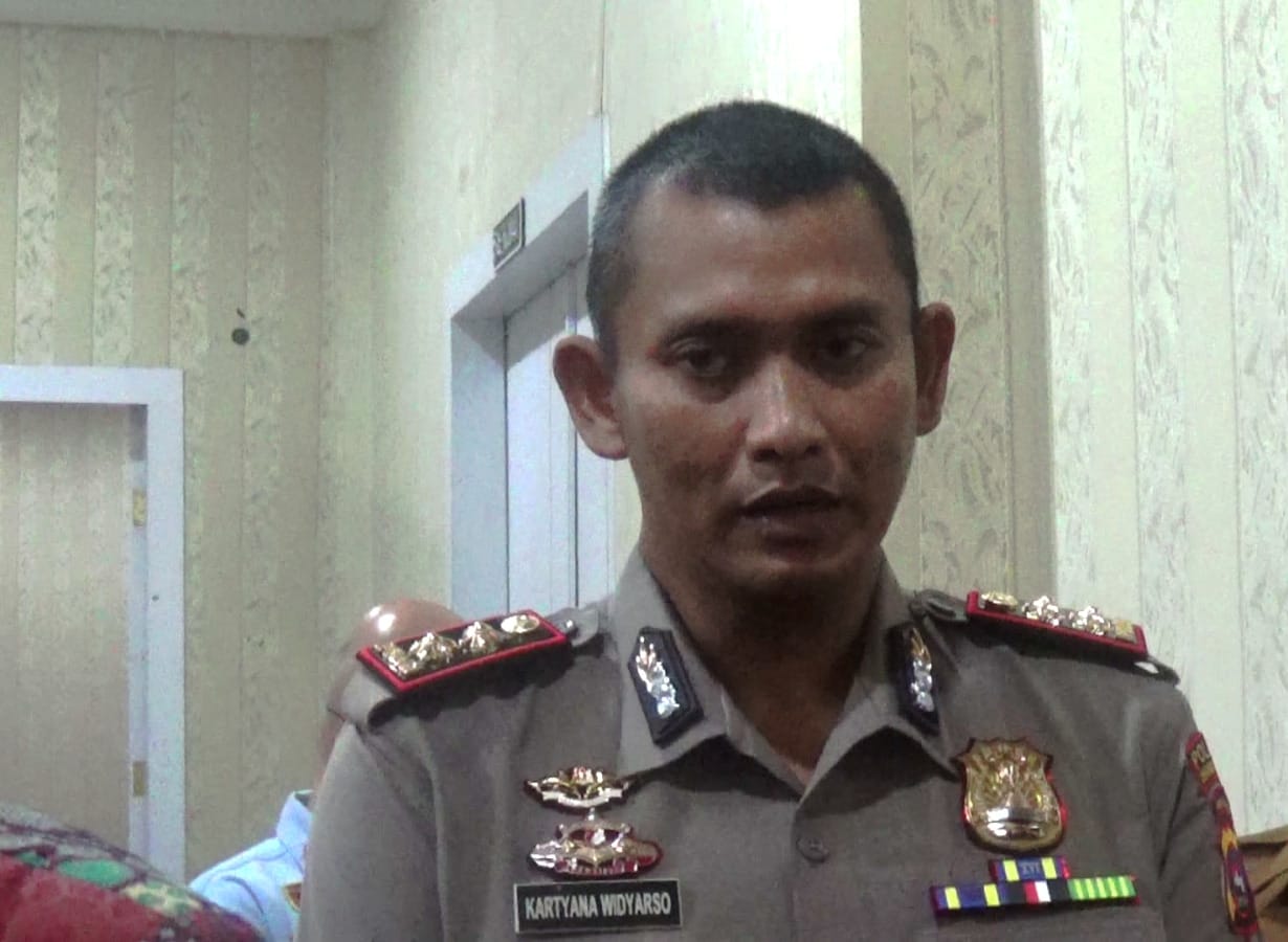Kapolres Dharmasraya, AKBP Kartyana Widiyarso Wardoyo Putro.