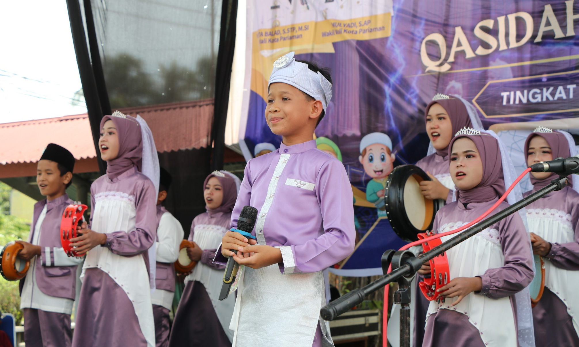 Festival Qasidah Rebana Klasik SD/MI se-Kota Pariaman 2026 resmi ditutup, SDN 04 Batang Tajongkek raih Juara I.