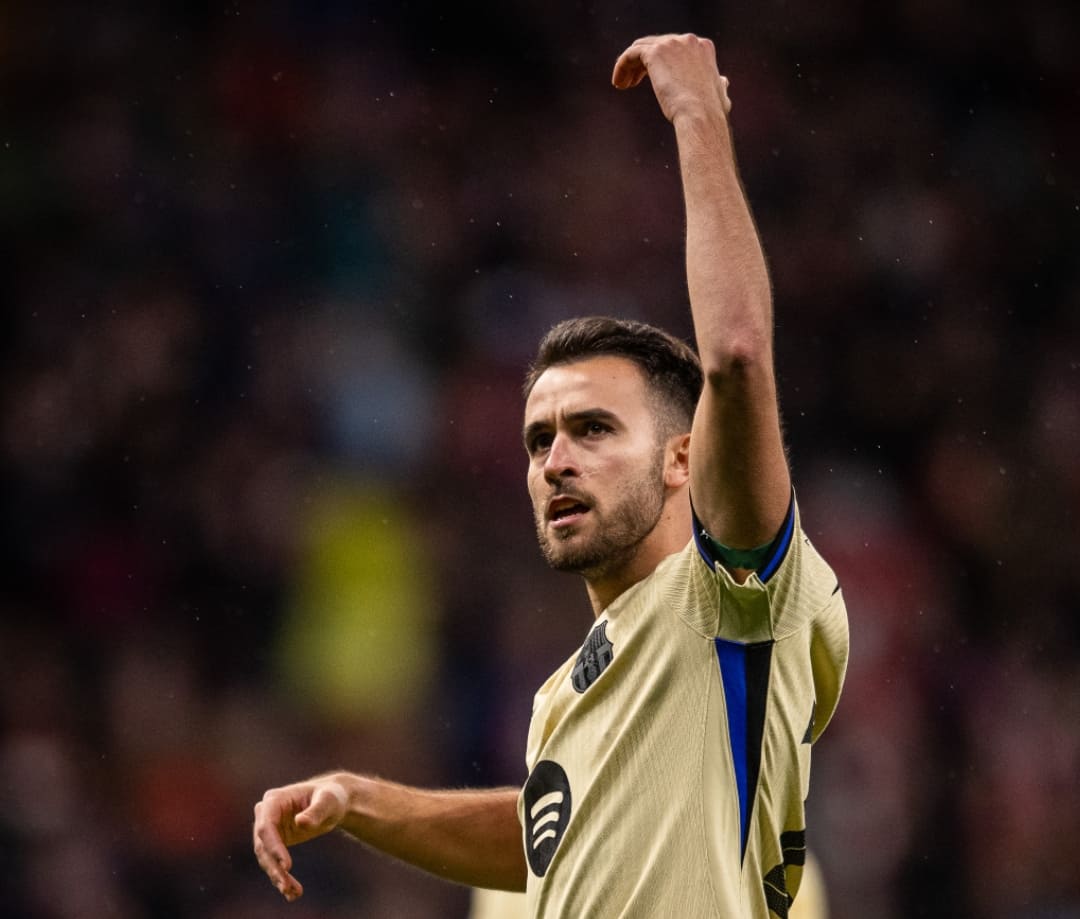 Eric Garc&iacute;a menegaskan keyakinan membalikkan agregat 0-4 di kandang saat Barcelona menghadapi Atletico Madrid pada leg kedua semifinal Copa del Rey.(Foto: X @FCBarcelona_es)
