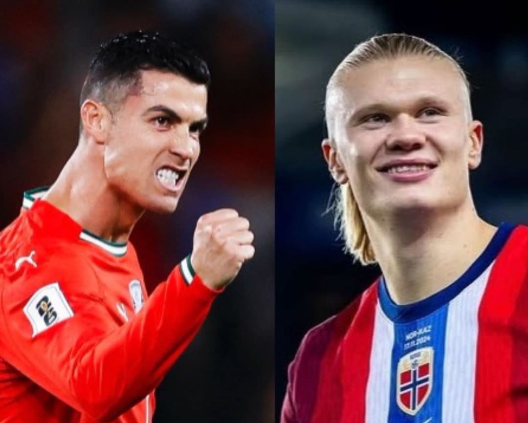 Duel Ronaldo vs Haaland bakal memanaskan laga Portugal vs Norwegia di UEFA Nations League 2026-2027.(Foto: Instagram @cristiano & @erling)