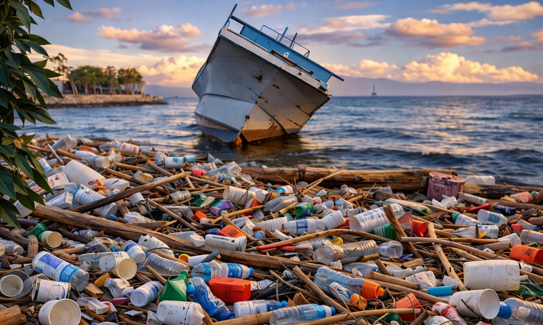 Indonesia darurat sampah. (Foto: Pinterest)