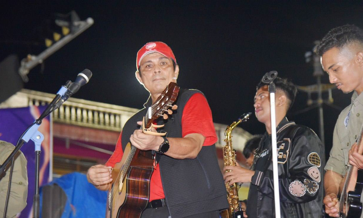 Car Free Night (CFN) Bermalam Minggu digelar di Simpang Tabuik, Kota Pariaman, Sabtu malam (14/2/2026).