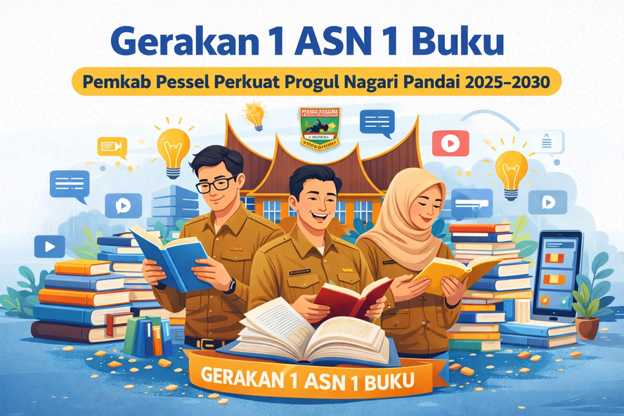 Gerakan 1 ASN 1 Buku mewajibkan ASN melaporkan bacaan dan menyusun ringkasan sebagai bentuk pertanggungjawaban akademik.