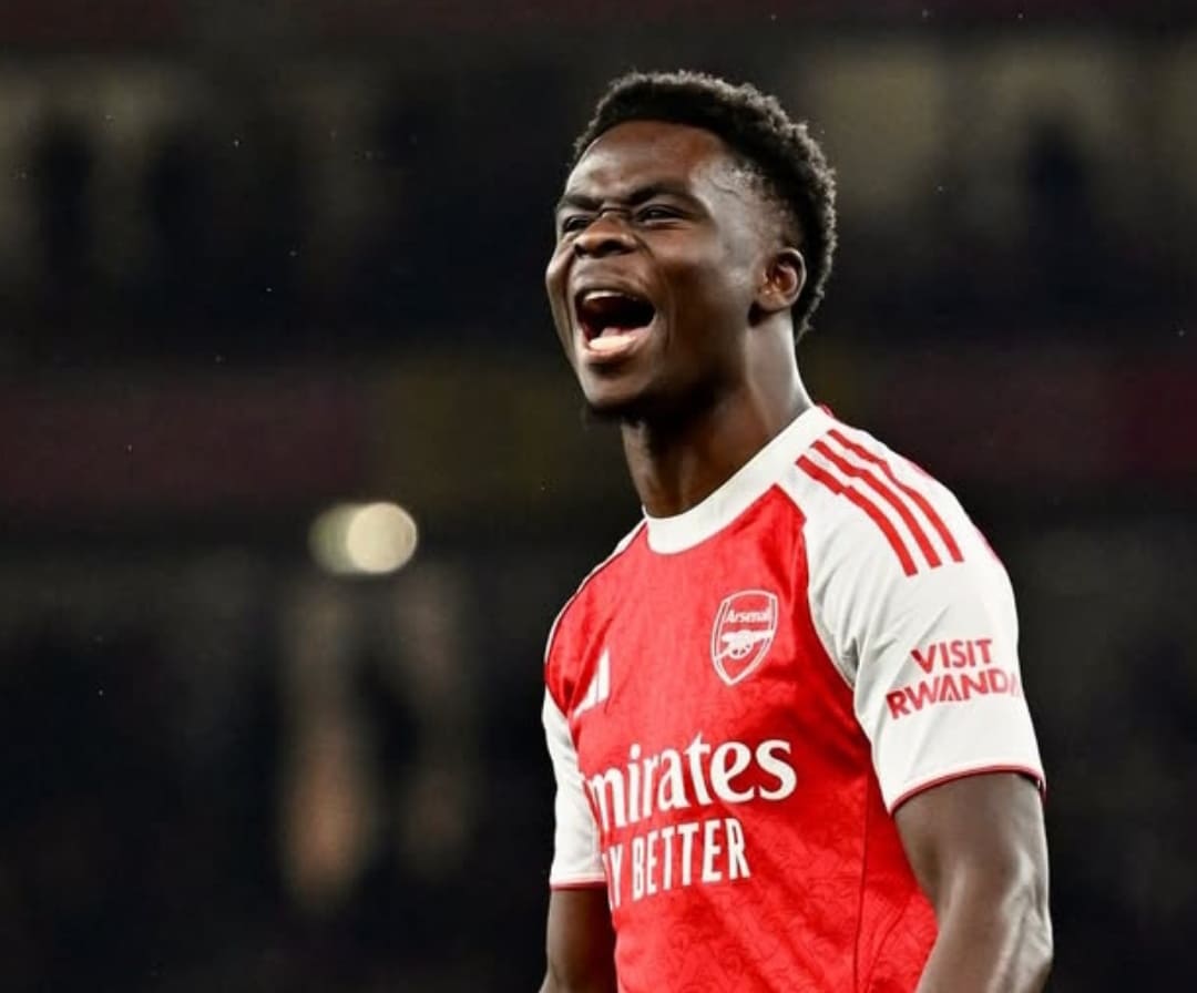 Bukayo Saka resmi memperpanjang kontrak jangka panjangnya di Arsenal.(Foto: Dok. @bukayosaka87)