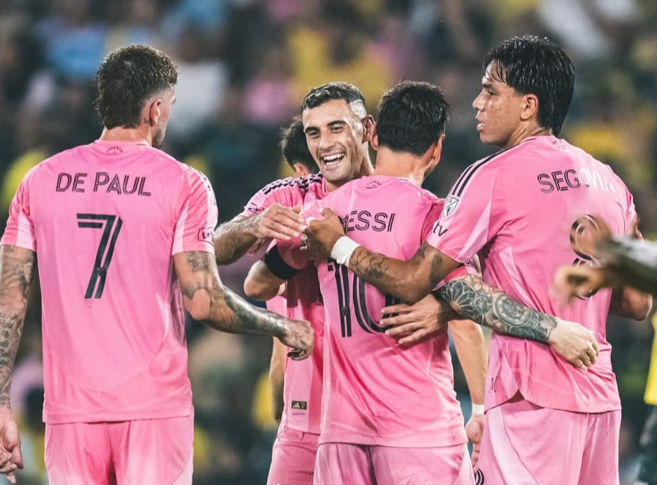 Lionel Messi dan German Berterame (tengah) siap tampil bersama Inter Miami di laga pembuka MLS melawan LAFC.(Foto: Dok. IG @germanberterame)