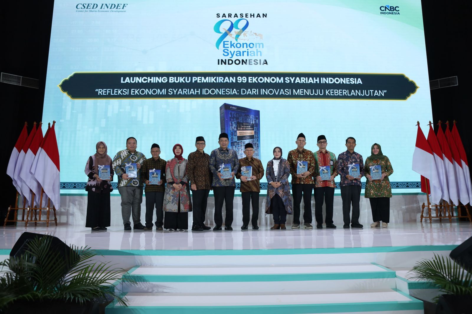 Sarasehan Ekonomi Syariah Jakarta himpun 99 ekonom, pemerintah dan industri halal, dorong syariah jadi arus utama ekonomi nasional kini.