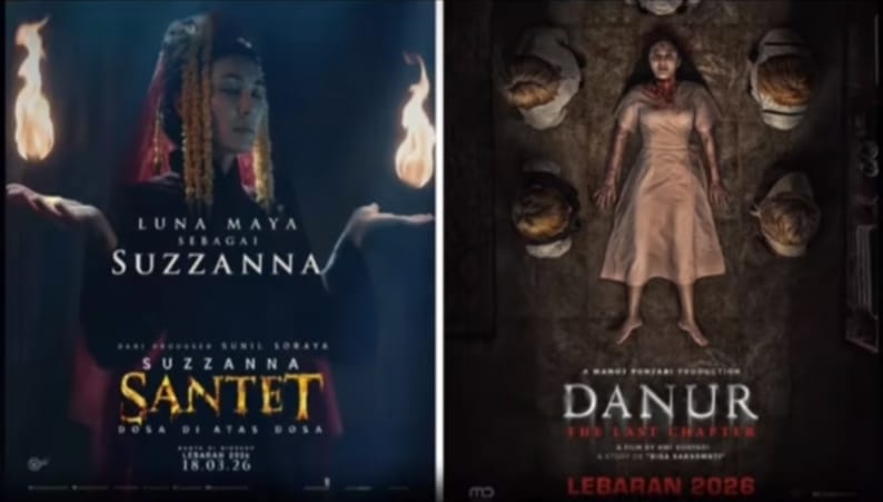 Daftar film horor Maret 2026! Ada Danur The Last Chapter &amp; Suzanna yang bakal di tunggu-tunggu penonton saat Lebaran.
