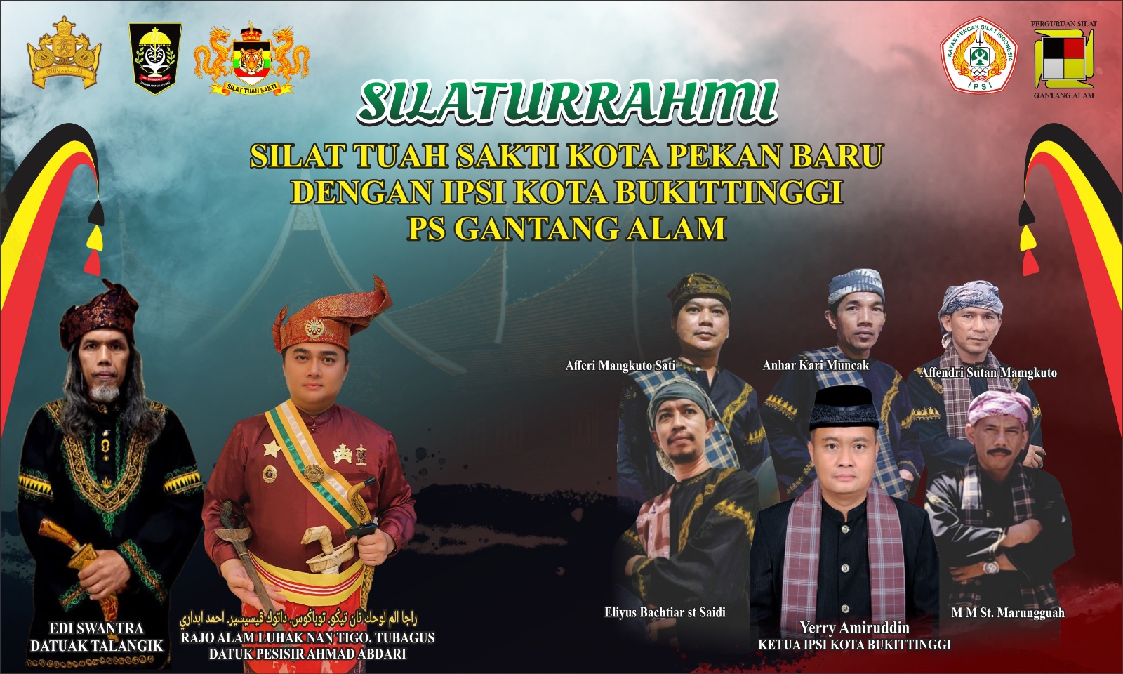 Rajo Alam Luhak Nan Tigo dan Ketua IPSI Bukittinggi Gelar Silaturahmi Ramadan Bersama Tuan Guru PS Gantang Alam.