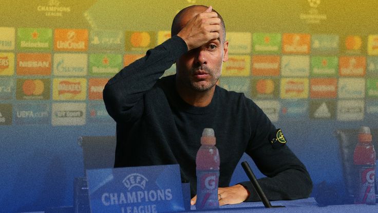 Pep Guardiola pasang badan untuk pemain muslim yang berbuka puasa ditengah pertandingan. (Foto: Pinterest)