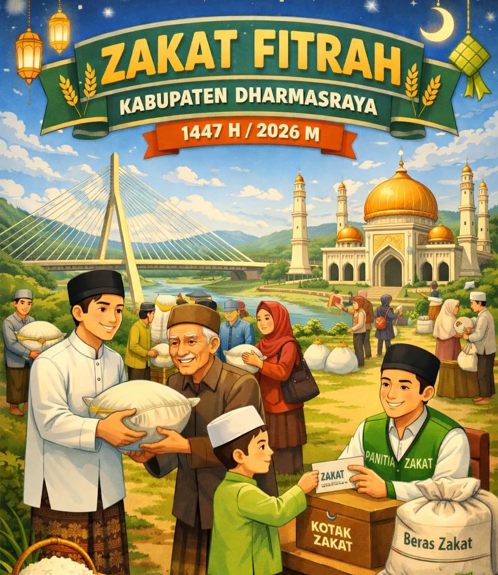 Ilustrasi zakat fitrah.