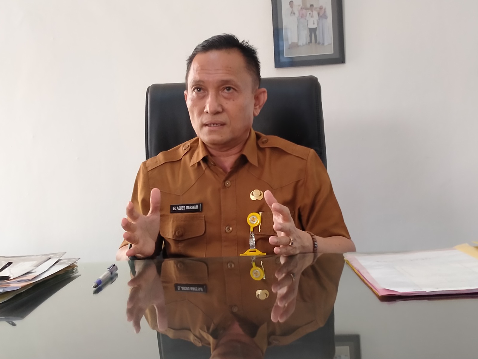 Kepala Dinas Pekerjaan Umum dan Penataan Ruang (PUPR) Padangpariaman, El Abdes Marsyam.