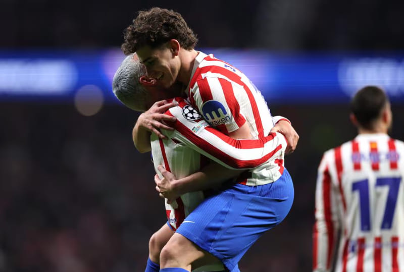 Julian Alvarez mencetak dua gol saat Atletico Madrid menang 5-2 atas Tottenham di Stadion Metropolitano, Madrid.(Foto: UEFA.com)